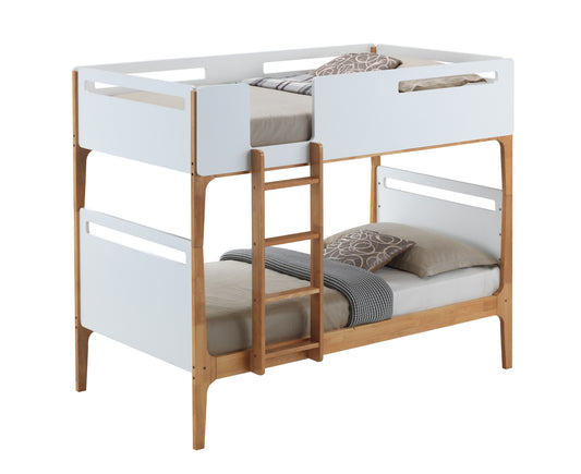 Baby Rose Single Bunk Bed - White