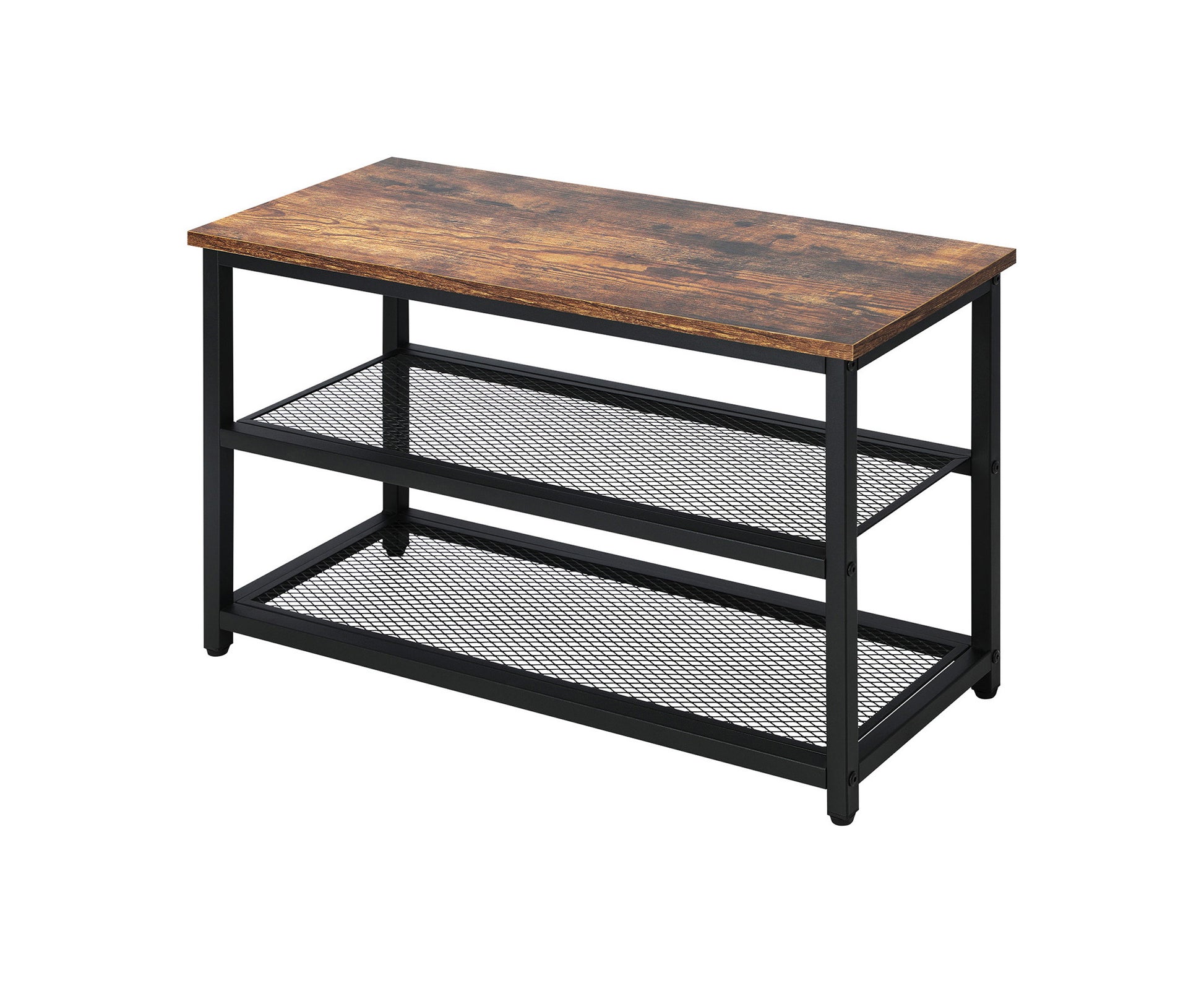 Shoe Cabinet Bench Shoes Rack Shelf Storage 3-Tier Industrial Furniture