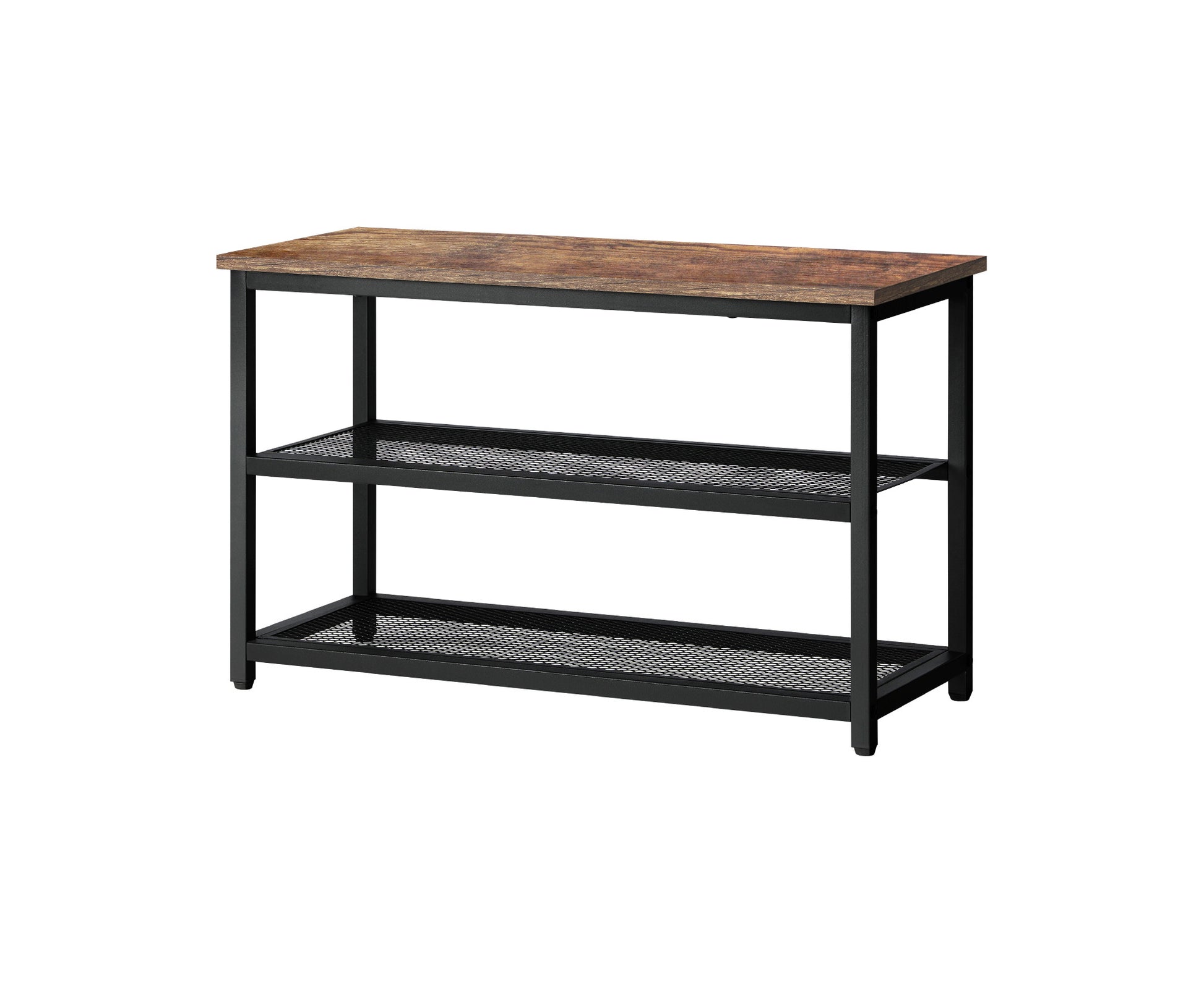 Shoe Cabinet Bench Shoes Rack Shelf Storage 3-Tier Industrial Furniture